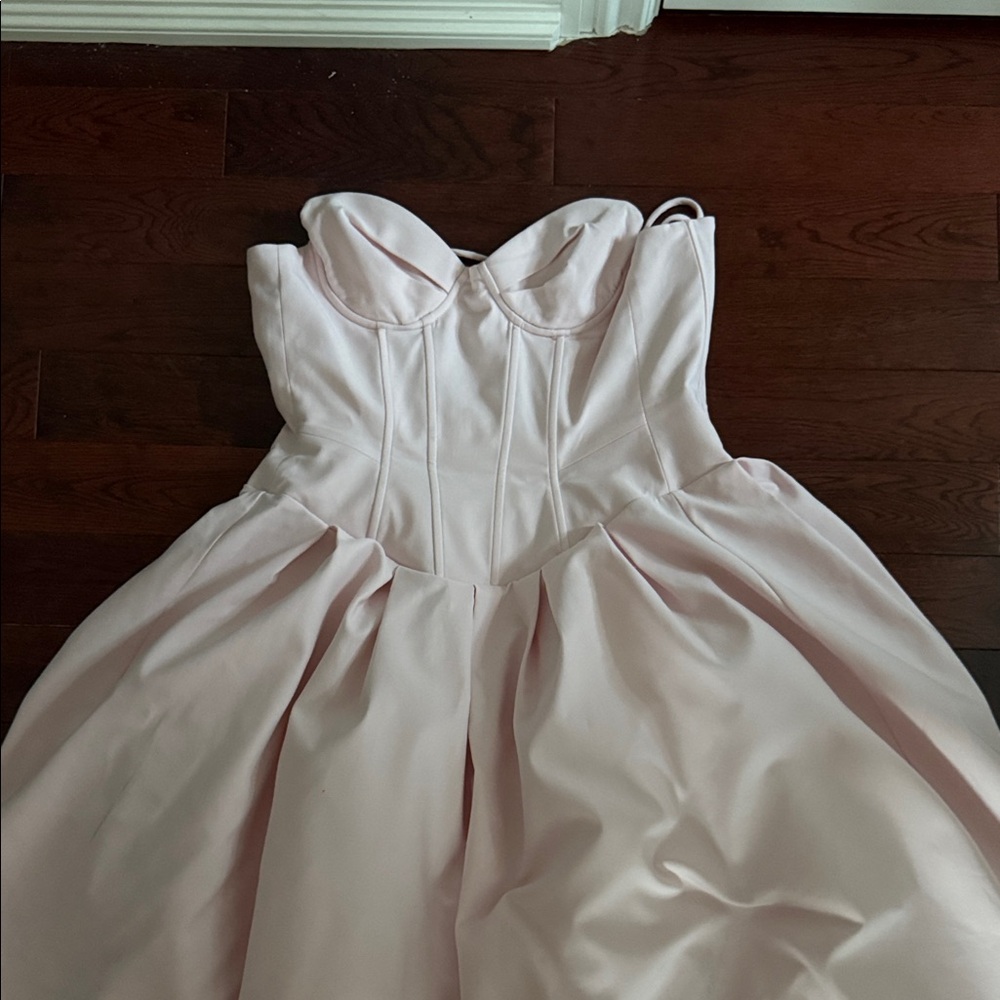 Strapless Blush Pink Women's Dress